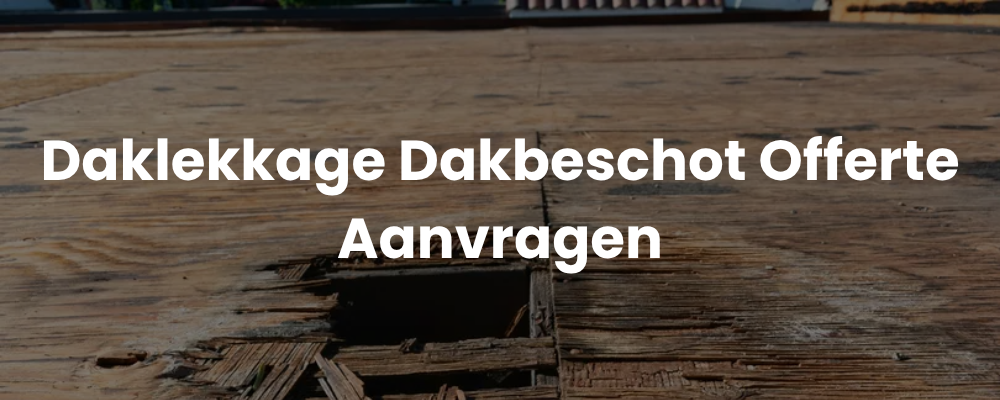 Daklekkage Dakbeschot Offerte Aanvragen
