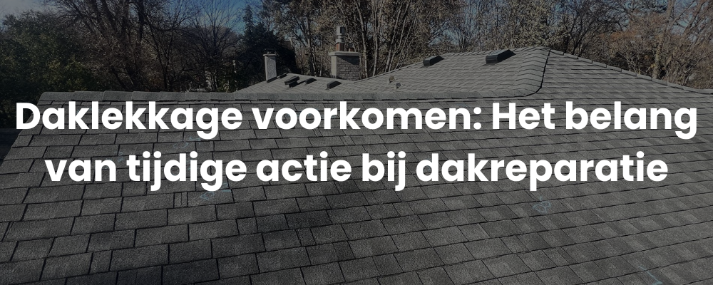 Daklekkage voorkomen: Het belang van tijdige actie bij dakreparatie