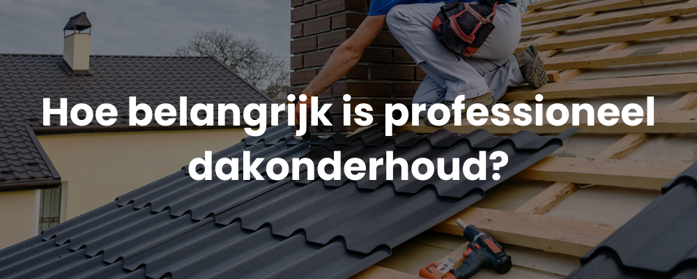 Hoe belangrijk is professioneel dakonderhoud?