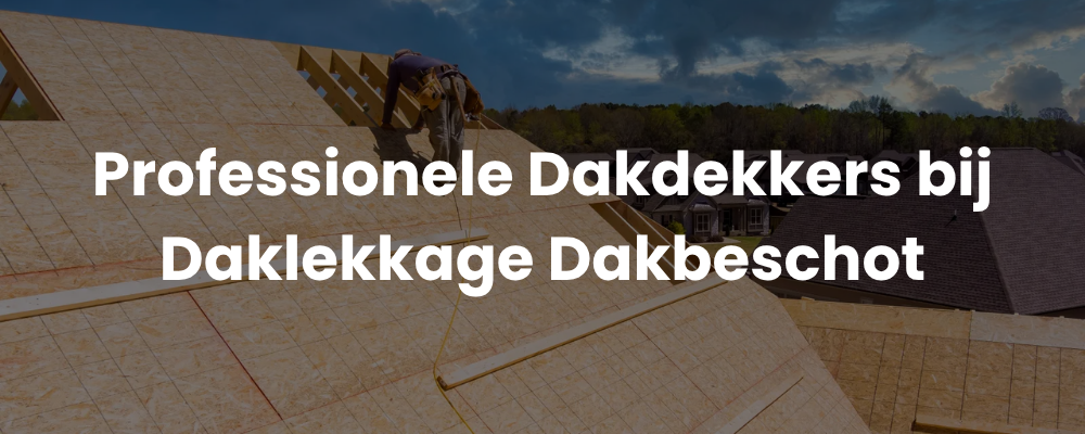 Professionele Dakdekkers bij Daklekkage Dakbeschot