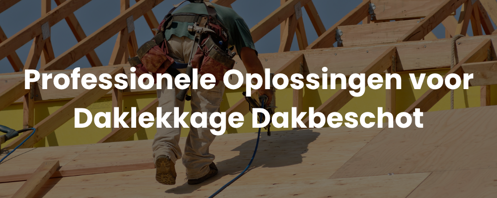 Professionele Oplossingen voor Daklekkage Dakbeschot