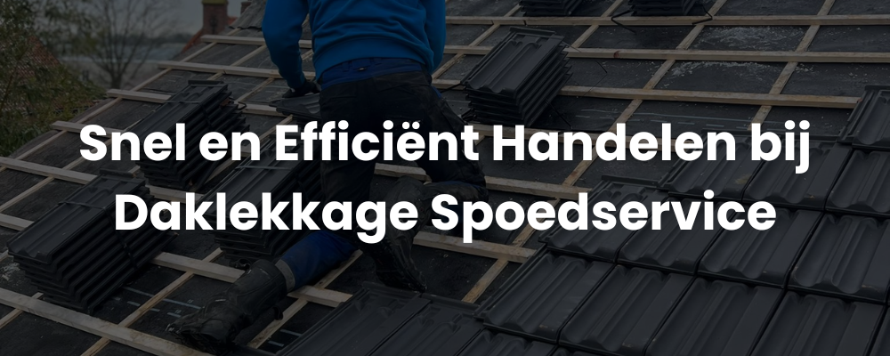 Snel en Efficiënt Handelen bij Daklekkage Spoedservice
