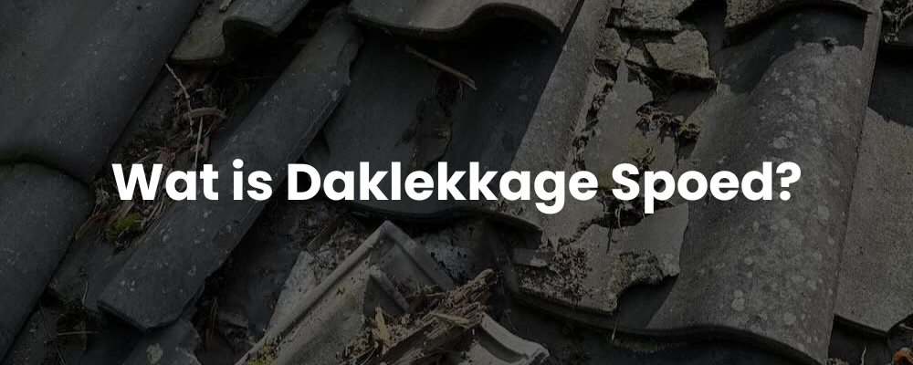 Wat is Daklekkage Spoed?