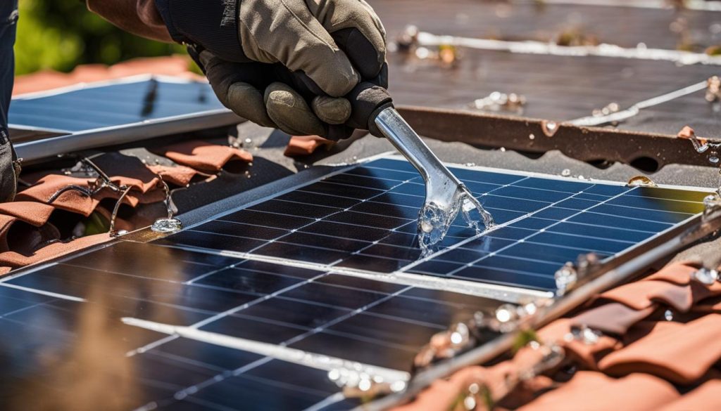 daklekkage verhelpen zonnepanelen