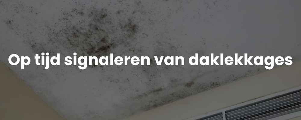 Op tijd signaleren van daklekkages