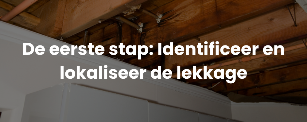 De eerste stap: Identificeer en lokaliseer de lekkage