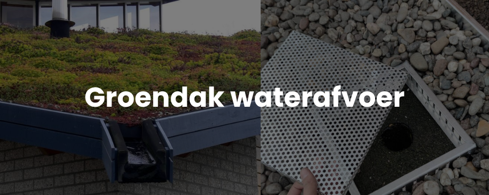Groendak waterafvoer Groendak waterafvoer
