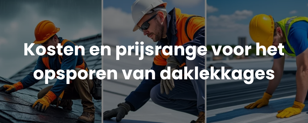 Kosten en prijsrange voor het opsporen van daklekkages