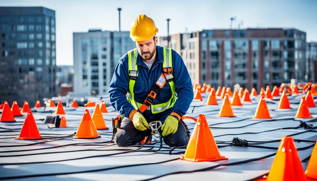 veiligheid bij dakreparatie