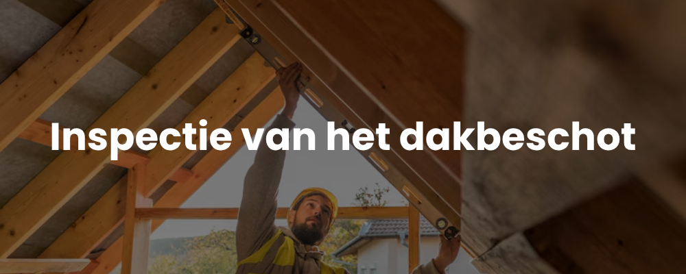 Inspectie van het dakbeschot