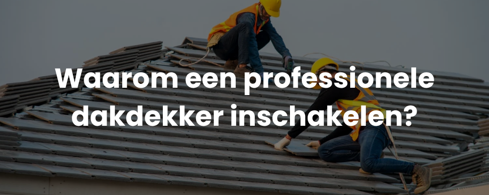 Waarom een professionele dakdekker inschakelen? Waarom een professionele dakdekker inschakelen?