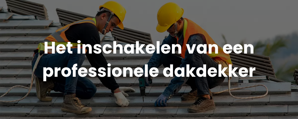 Het inschakelen van een professionele dakdekker