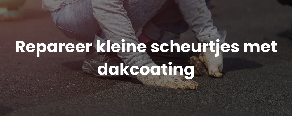 Repareer kleine scheurtjes met dakcoating Repareer kleine scheurtjes met dakcoating