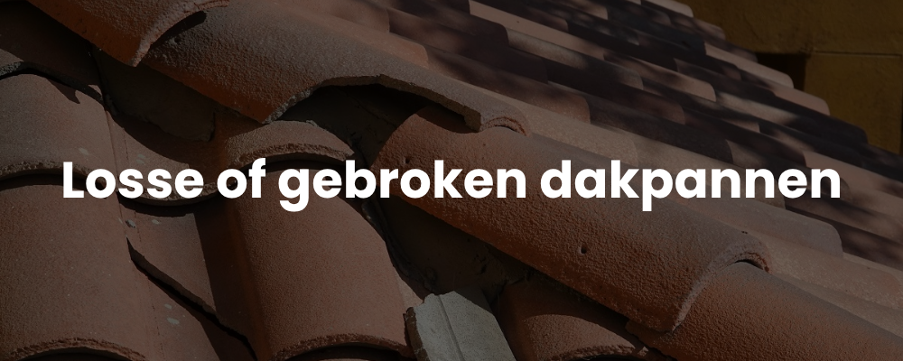 Losse of gebroken dakpannen Losse of gebroken dakpannen