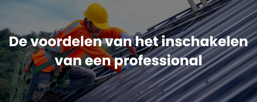 De voordelen van het inschakelen van een professional