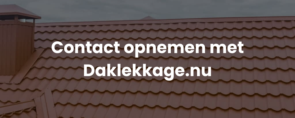 Contact opnemen met Daklekkage.nu