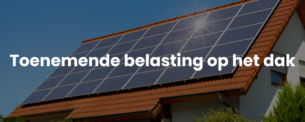 Toenemende belasting op het dak