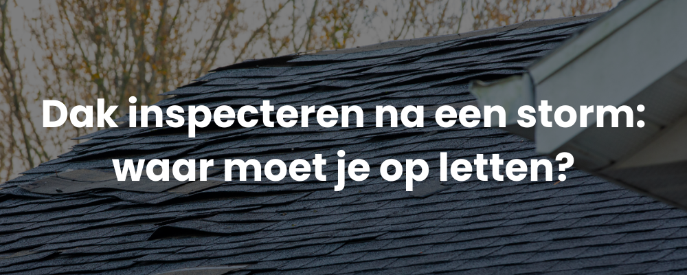 Dak inspecteren na een storm: waar moet je op letten? Dak inspecteren na een storm: waar moet je op letten?