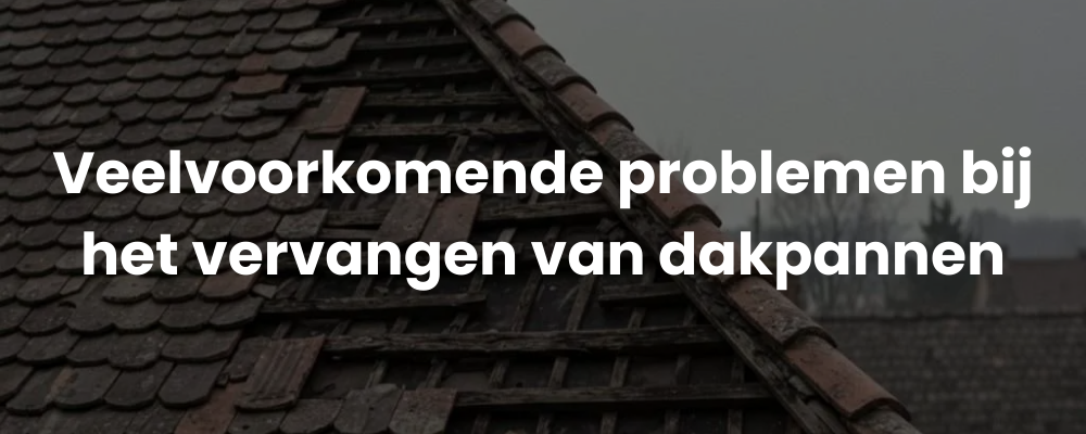 Veelvoorkomende problemen bij het vervangen van dakpannen