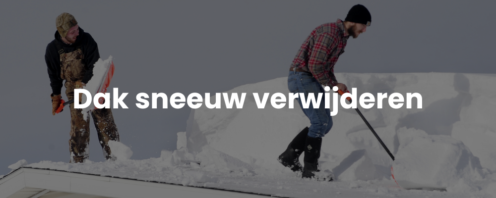Dak sneeuw verwijderen