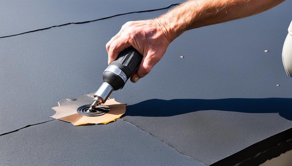 EPDM dakbedekking reparatie