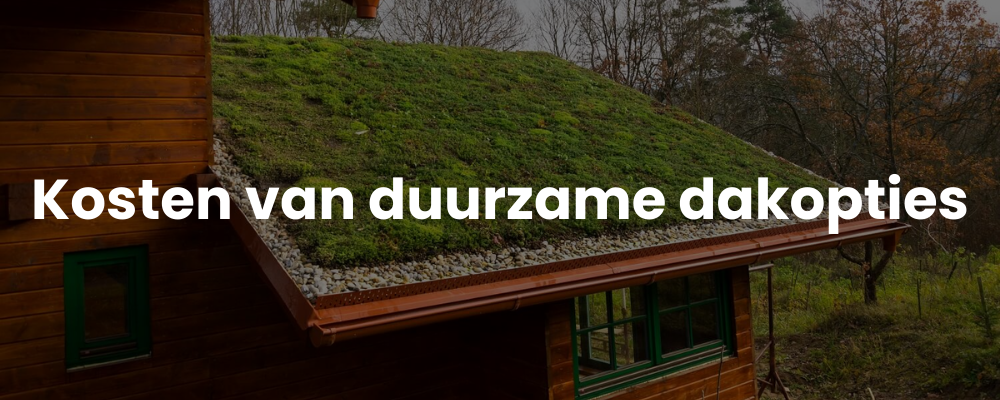 Kosten van duurzame dakopties Kosten van duurzame dakopties