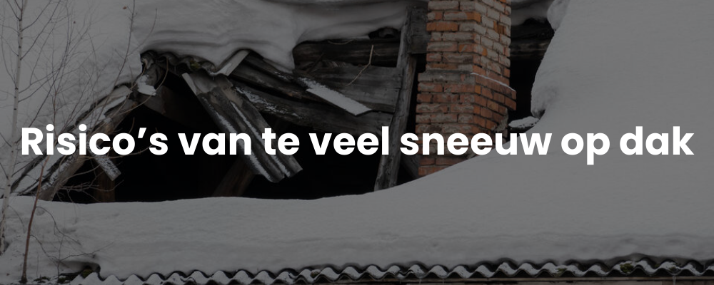 Risico's van te veel sneeuw op dak