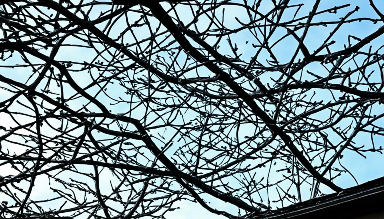 Wat zijn de gevaren van overhangende bomen voor mijn dak?