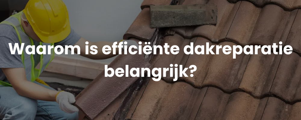 Waarom is efficiënte dakreparatie belangrijk?