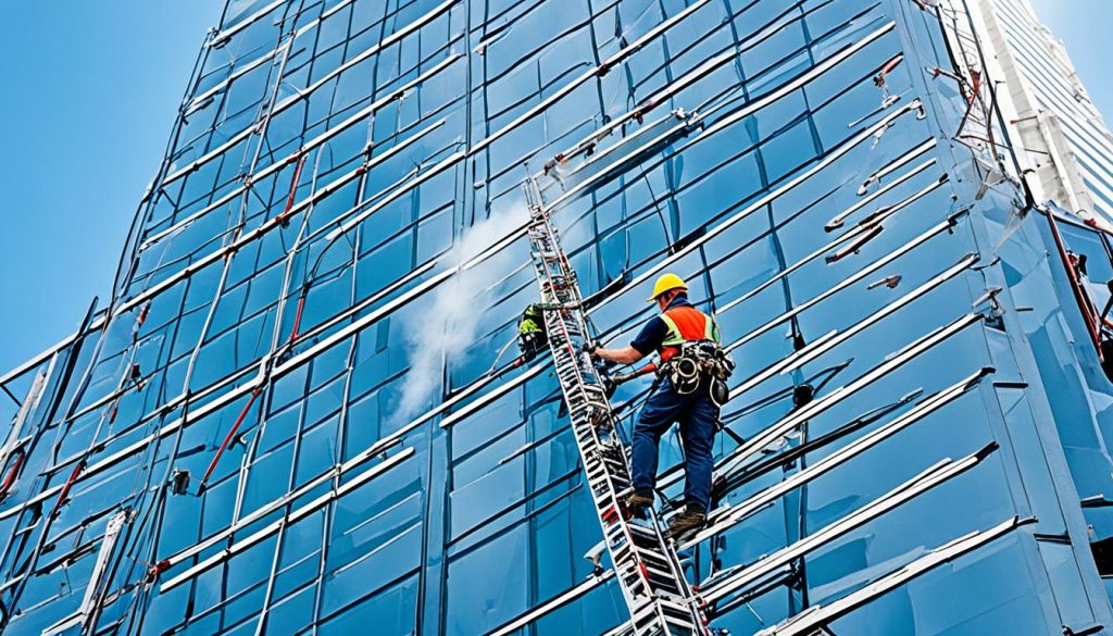 Toegang tot hoge gebouwen