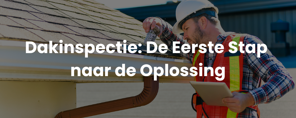 Dakinspectie: De Eerste Stap naar de Oplossing
