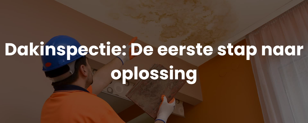 Dakinspectie: De eerste stap naar oplossing