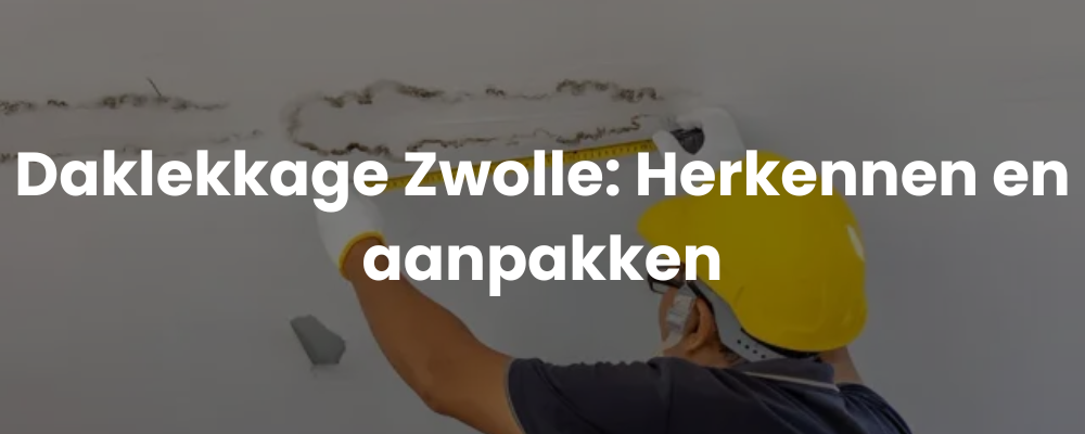 Daklekkage Zwolle: Herkennen en aanpakken