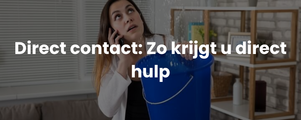 Direct contact: Zo krijgt u direct hulp