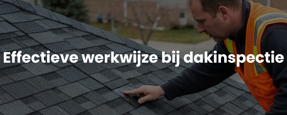 Effectieve werkwijze bij dakinspectie