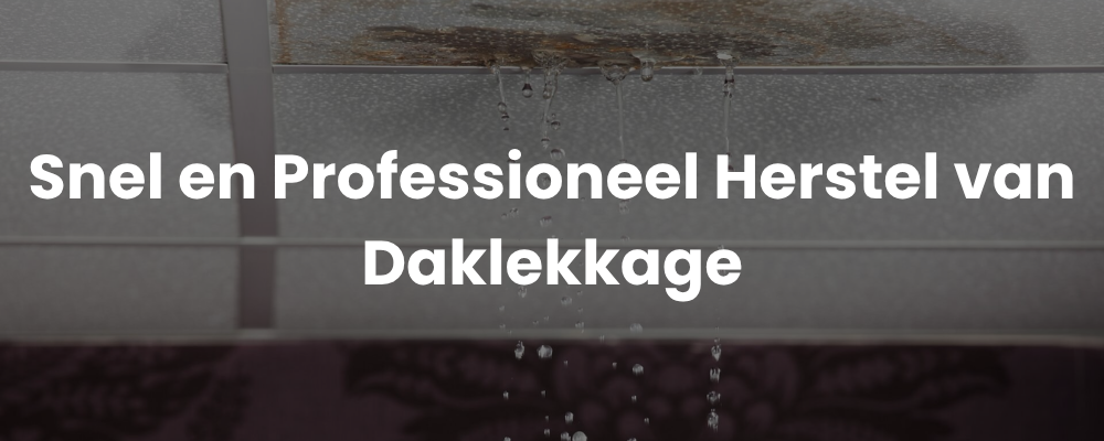 Snel en Professioneel Herstel van Daklekkage