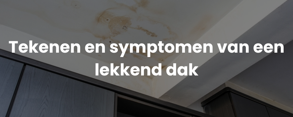 Tekenen en symptomen van een lekkend dak