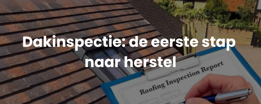 Dakinspectie: de eerste stap naar herstel