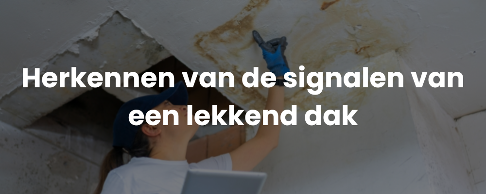 Herkennen van de signalen van een lekkend dak