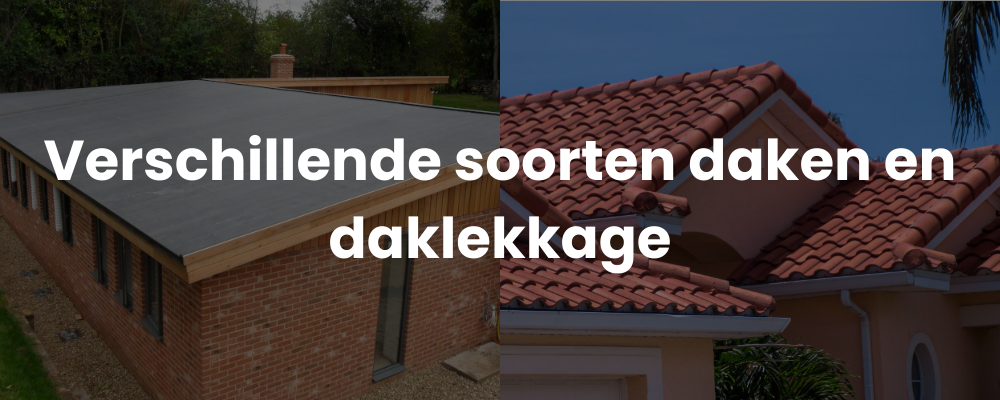 Verschillende soorten daken en daklekkage