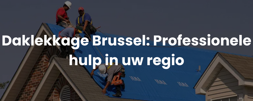 Daklekkage Brussel: Professionele hulp in uw regio