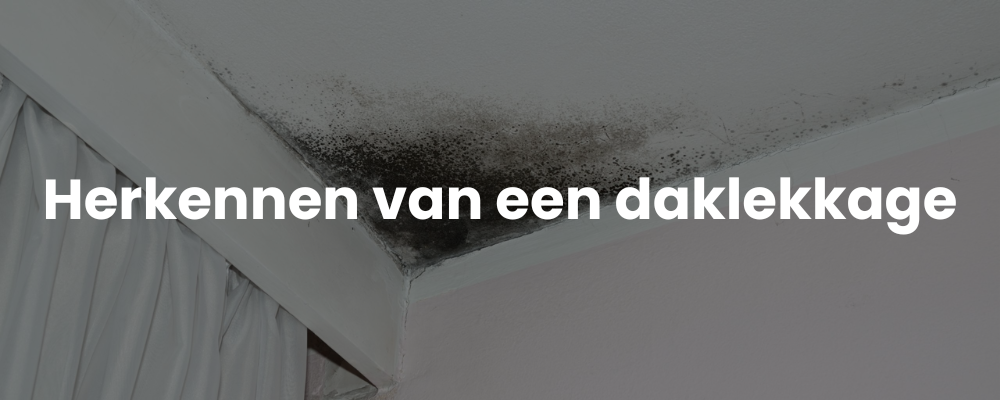 Herkennen van een daklekkage