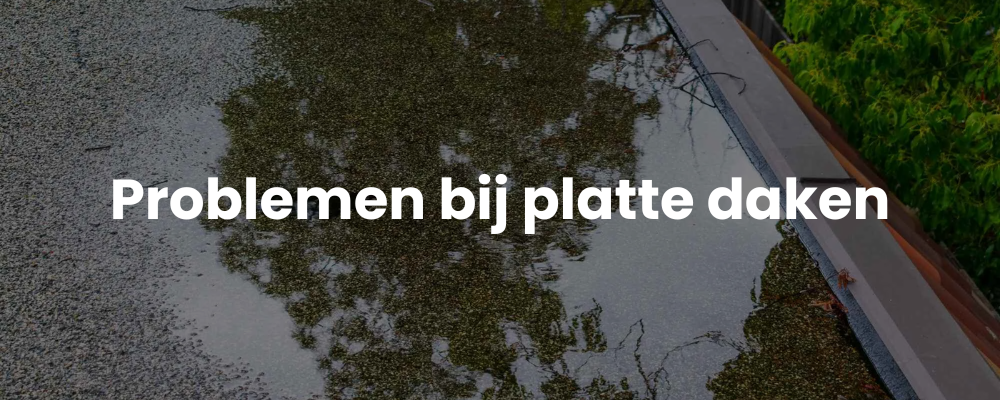 Problemen bij platte daken