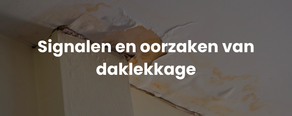 Signalen en oorzaken van daklekkage